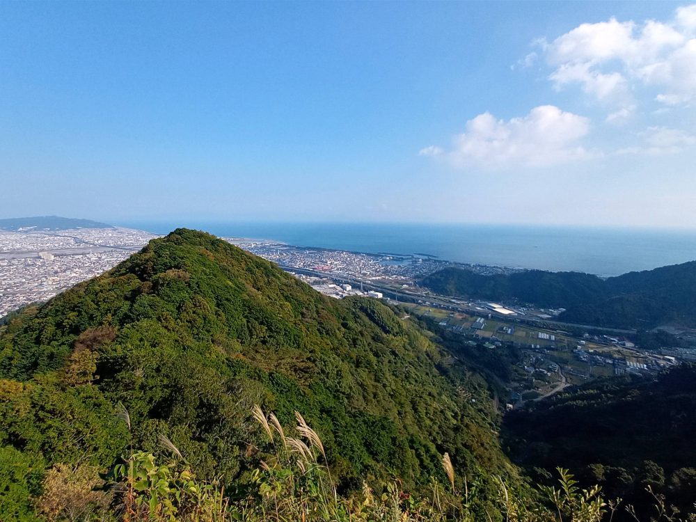 朝鮮岩から見る静岡市の景色2