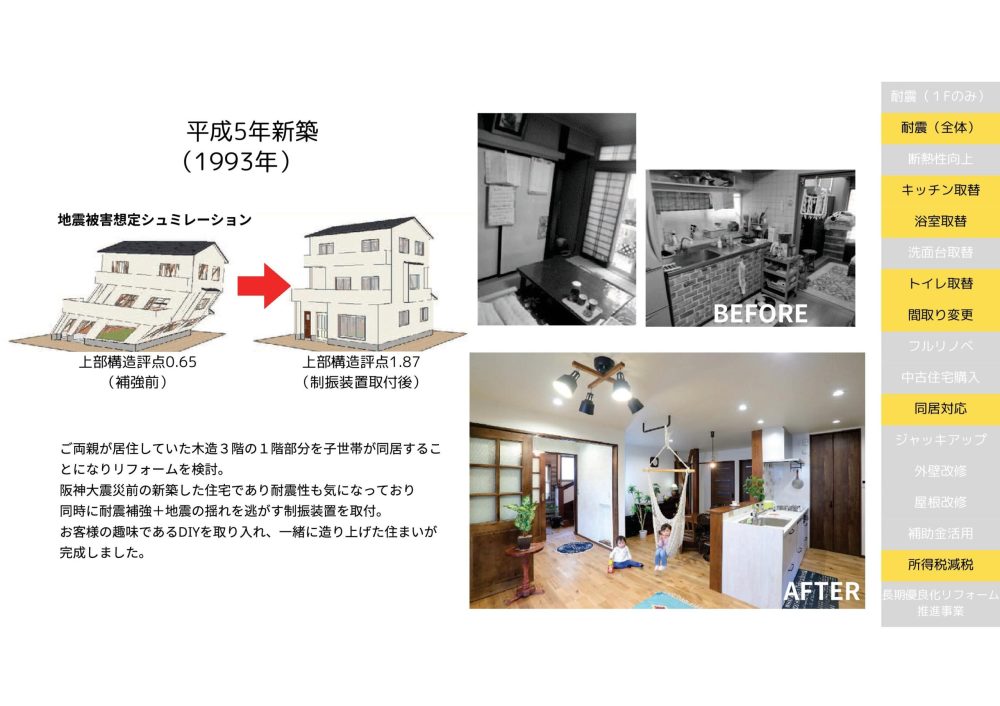 耐震補強工事施工事例静岡市葵区