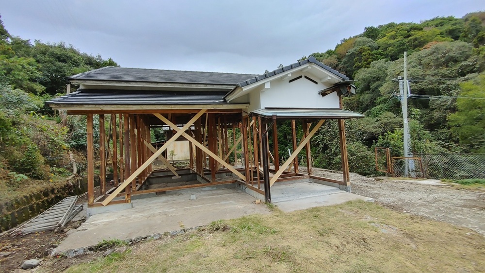築59年木造平屋耐震補強工事