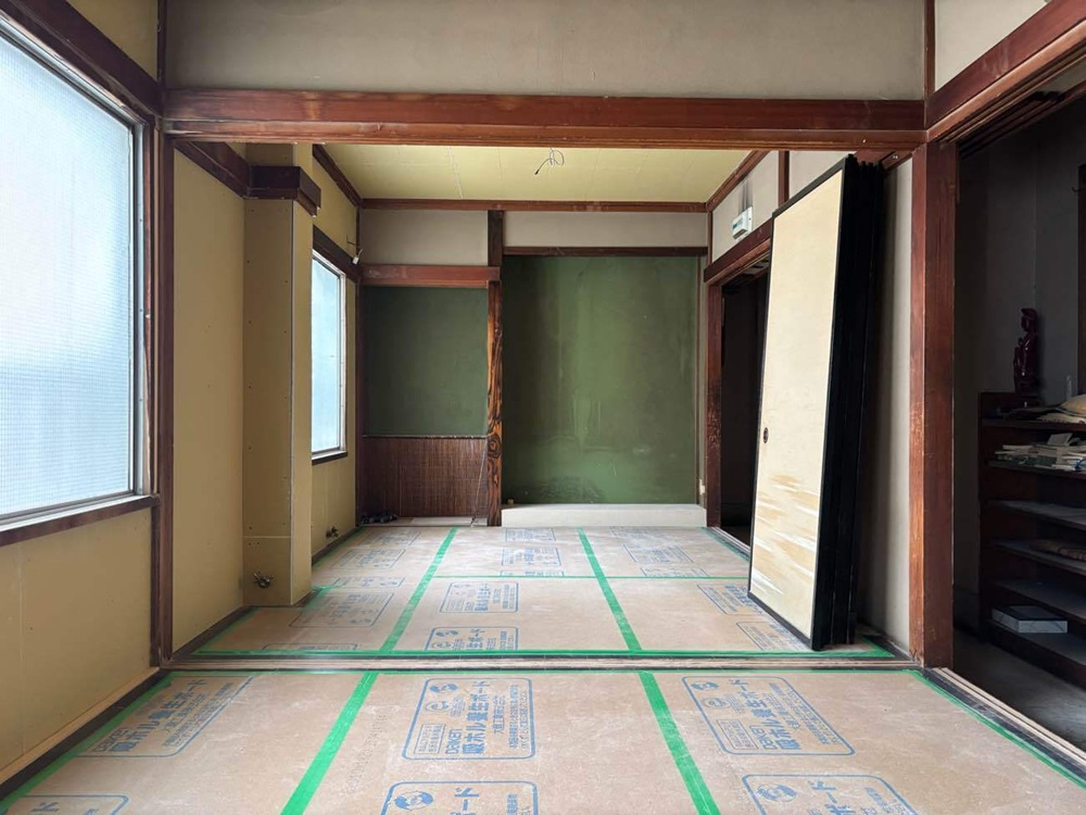 工事が進む2階全体の様子。