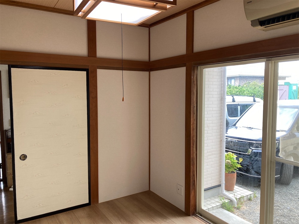 明るく生まれ変わった和室