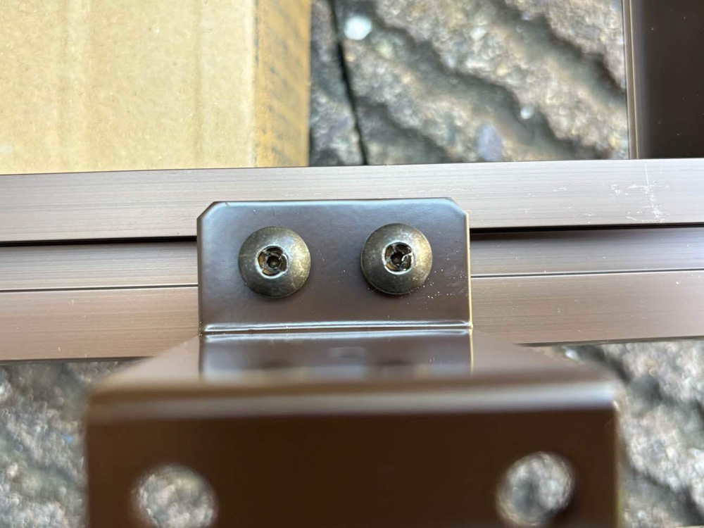 防犯用ワンウェイねじの接写写真その2