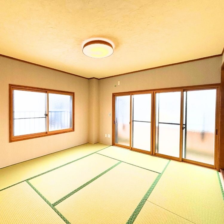 静岡市の鉄骨造住宅リノベーション後｜内窓と断熱材施工で冬も夏も快適に過ごせる和室に改善