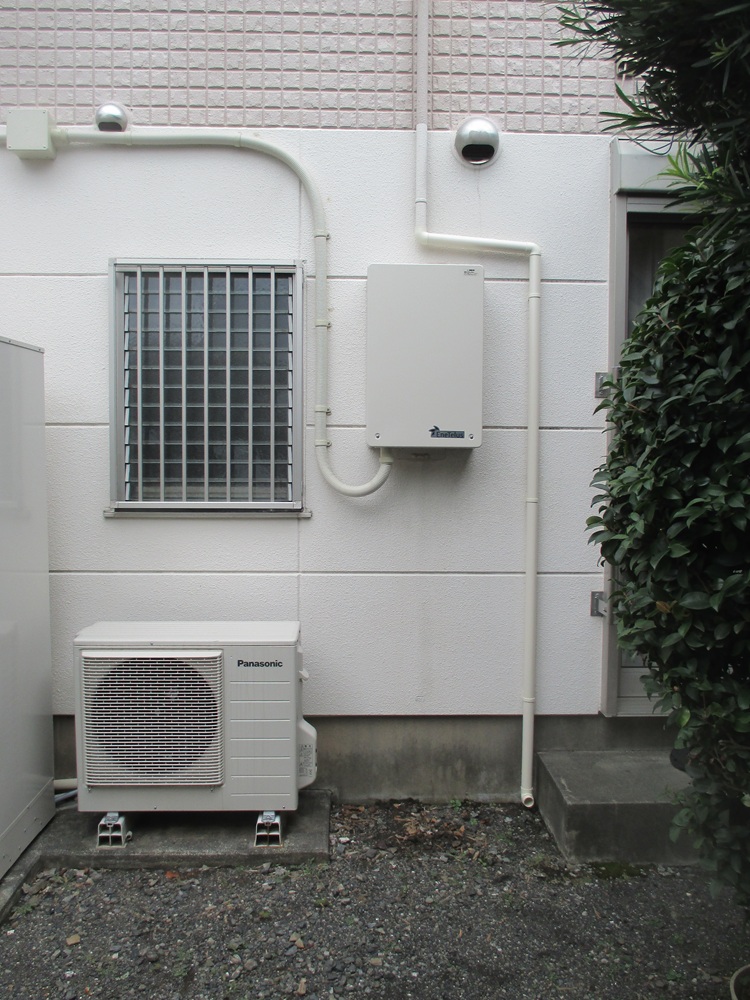 蓄電池設置前の外観の様子（静岡市駿河区Y様邸）