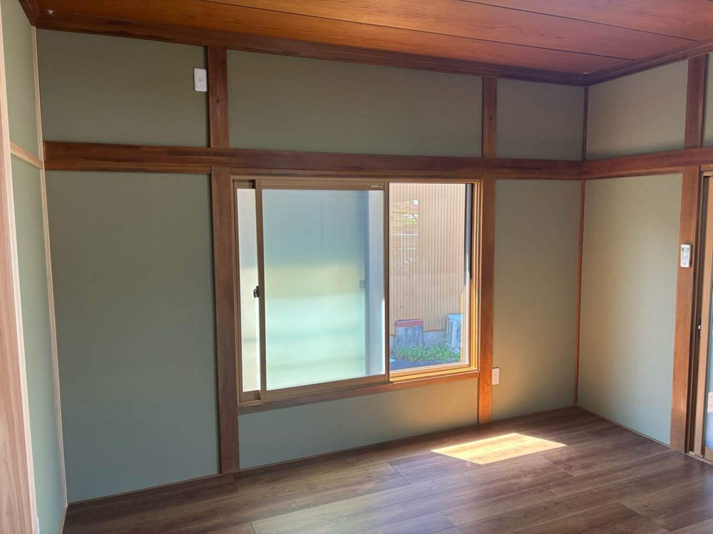 畳からフローリングへ変更した洋室の施工後